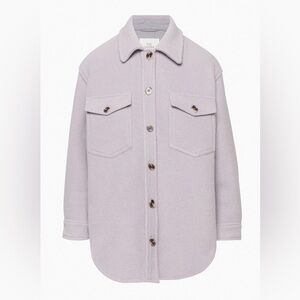 Aritzia Ganna Shacket in Lavender